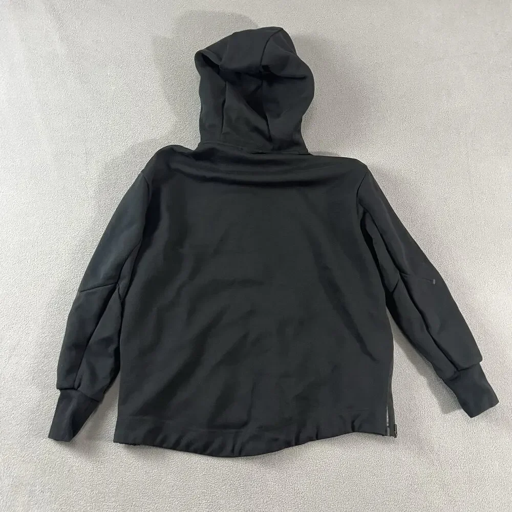 Nike Hoodie Womens Size Medium Black Tech Fleece Sportswear Full Zip Athletic